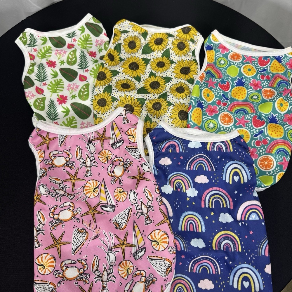 Lot Of‎ 5 Girly Dog/cat Tshirts Medium
